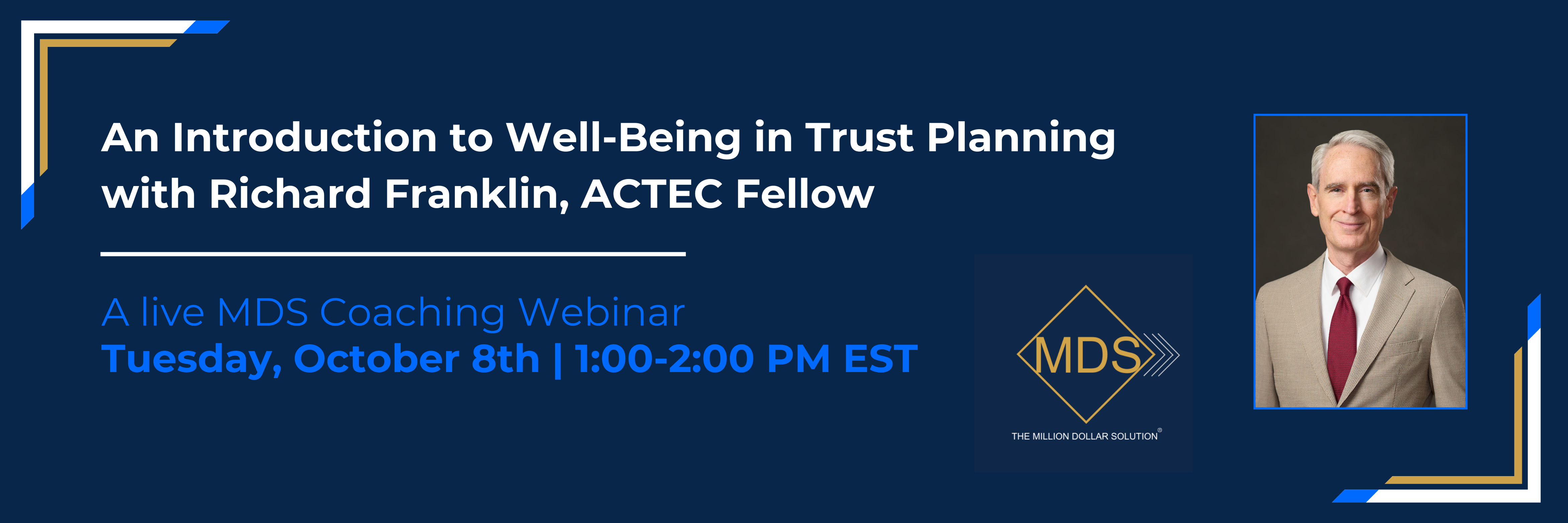 Join us for "Rapid Changes Impact Retirement Planning" webinar